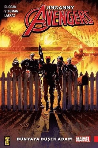 Uncanny Avengers - Dünyaya Düşen Adam – Gerry Duggan – Gerekli Şeyler Yayıncılık kitap kapağı
