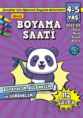 Maxi Boyama Saati 4 – İlhan Arlı – Maxi Yayıncılık kitap kapağı