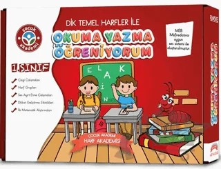Okuma Yazma Öğreniyorum Seti – Özlem Durhat, Feyzanur Ak Güney – Çocuk Gezegeni kitap kapağı