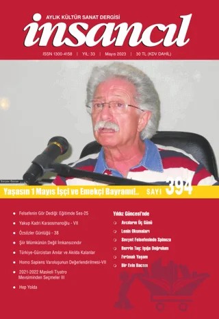 İnsancıl Aylık Kültür Sanat Dergisi Sayı: 394 Mayıs 2023 – İnsancıl Dergisi Yayınları kitap kapağı