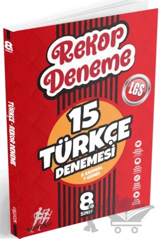 Rekor Deneme 8. Sınıf Türkçe Deneme – Kolektif – Startfen Yayınları kitap kapağı