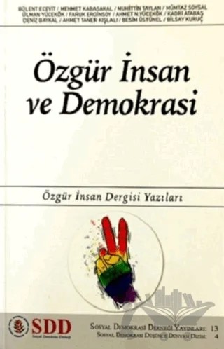 Özgür İnsan ve Demokrasi – Kolektif – Sosyal Demokrasi Derneği kitap kapağı