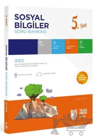 5. Sınıf İDES Sosyal Bilgiler Soru Bankası – Kolektif – Teas Press kitap kapağı