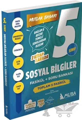 5. Sınıf Sosyal Bilgiler Fasikül ve Soru Bankası – Kolektif – Muba Yayınları kitap kapağı