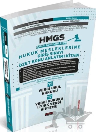 2026 HMGS Vergi Usul Hukuku Vergi Hukuku TVS Özet Konu Anlatımı – Kolektif – Savaş Yayınevi kitap kapağı