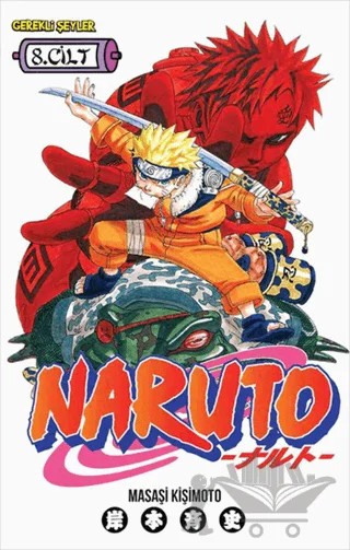 Naruto 8. Cilt – Masaşi Kişimoto – Gerekli Şeyler Yayıncılık kitap kapağı