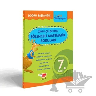 7. Sınıf Zihin Çalıştıran Eğlenceli Kanguru Matematik Soruları – Kolektif – Dikkat Atölyesi Yayınları kitap kapağı