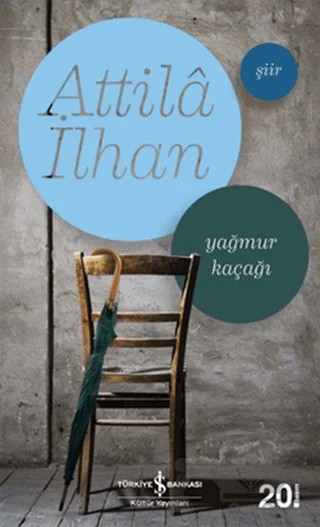 Yağmur Kaçağı – Attila İlhan – İş Bankası Kültür Yayınları kitap kapağı
