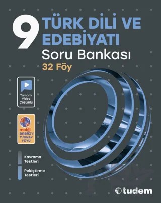 9. Sınıf Türk Dili ve Edebiyatı Soru Bankası Tudem Yayınları – Kolektif – Tudem Yayınları - Bayilik kitap kapağı
