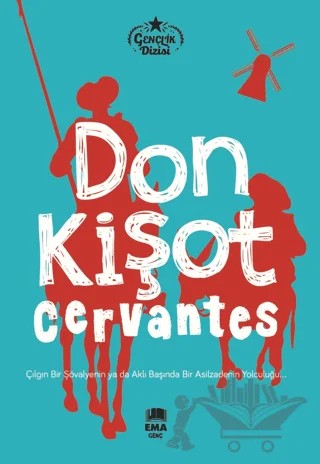 Don Kişot – J. C. Cervantes – Ema Genç kitap kapağı