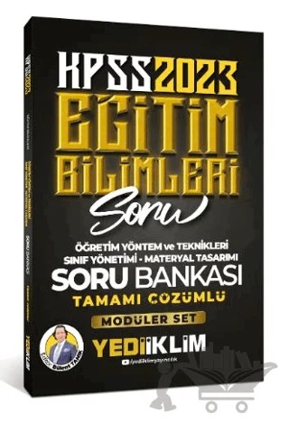 2023 KPSS Eğitim Bilimleri Öğretim Yöntem ve Teknikleri- Sınıf Yönetimi- Materyal Tasarımı Tamamı Çözümlü Soru Bankası – Kolektif – Yediiklim Yayınları kitap kapağı