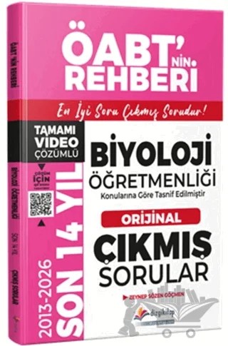 2027 MEB AGS ÖABT Biyoloji Öğretmenliği Son 14 Yıl Orijinal Video Çözümlü Çıkmış Sorular – Zeynep Sözen Göçmen – Dizgi Kitap kitap kapağı