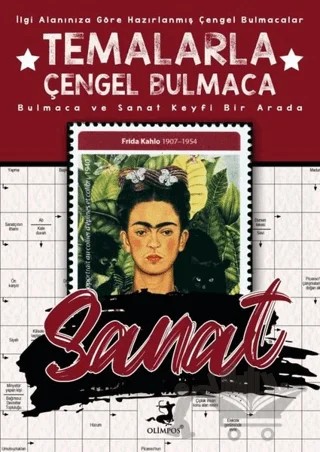 Temalarla Çengel Bulmaca - Sanat – Kolektif – Olimpos Yayınları kitap kapağı
