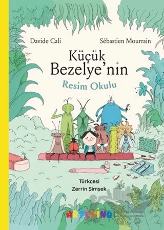 Küçük Bezelye’nin Resim Okulu – Davide Cali – Artenino Yayıncılık kitap kapağı