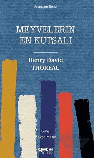 Meyvelerin En Kutsalı – Henry David Thoreau – Gece Kitaplığı kitap kapağı