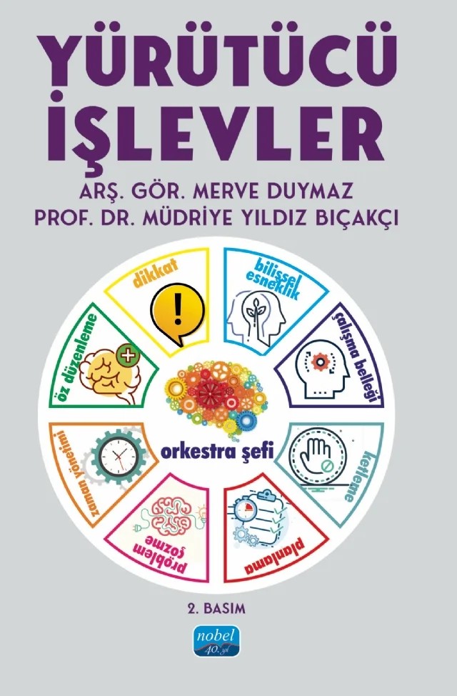 Yürütücü İşlevler – Merve Büyükkaymaz, Müdriye Yıldız Bıçakçı – Nobel Akademik Yayıncılık kitap kapağı