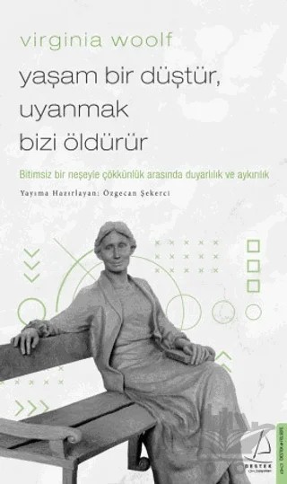Virginia Woolf - Yaşam Bir Düştür, Uyanmak Bizi Öldürür – Özgecan Şekerci – Destek Yayınları kitap kapağı