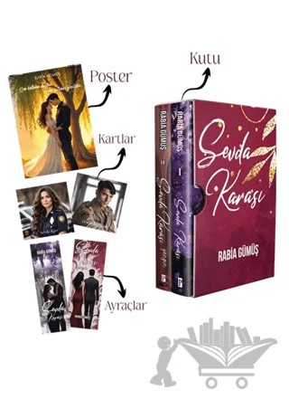 Sevda Karası Kutulu Set – Rabia Gümüş – Parola Yayınları kitap kapağı
