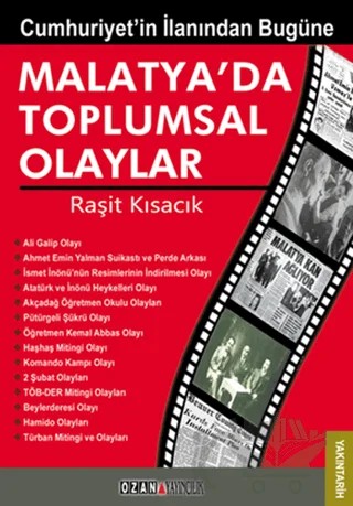 Malatya’da Toplumsal Olaylar – Raşit Kısacık – Ozan Yayıncılık kitap kapağı
