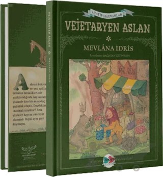 Vejetaryen Aslan – Mevlana İdris – Vak Vak Yayınları kitap kapağı