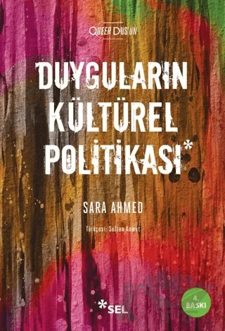 Duyguların Kültürel Politikası – Sara Ahmed – Sel Yayıncılık kitap kapağı