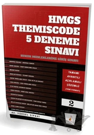 HMGS Themiscode 5 Deneme Sınavı – Yüksel Sipahi – Pelikan Tıp Teknik Yayıncılık kitap kapağı