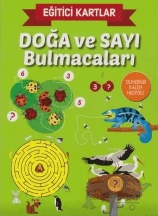 Doğa ve Sayı Bulmacaları - Eğitici Kartlar – Kolektif – Teleskop Popüler Bilim kitap kapağı
