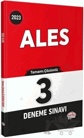 Editör 2023 ALES 3 Deneme Çözümlü Editör Yayınları – Kolektif – Editör Yayınevi kitap kapağı