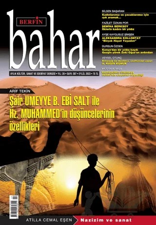Berfin Bahar Aylık Kültür Sanat ve Edebiyat Dergisi Sayı: 307 Eylül 2023 – Berfin Bahar Dergisi kitap kapağı