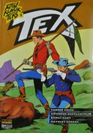 Aylık Altın Seri Tex Sayı: 33 Vadide Facia – Oğlak Yayıncılık kitap kapağı