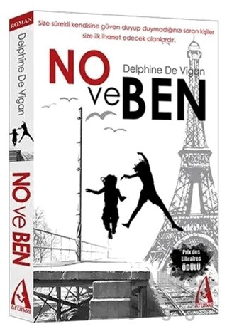 No ve Ben – Delphine de Vigan – Arunas Yayıncılık kitap kapağı