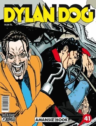 Dylan Dog Sayı 41 - Amansız Hook – Pasquale Ruju – Lal Kitap kitap kapağı