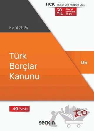 Türk Borçlar Kanunu (Cep Kitabı) – Kollektif – Seçkin Yayıncılık kitap kapağı