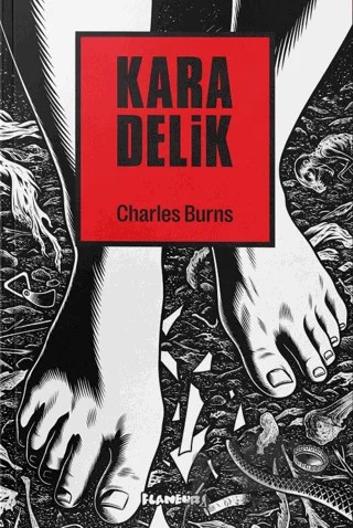 Kara Delik – Charles Burns – Flaneur Books kitap kapağı