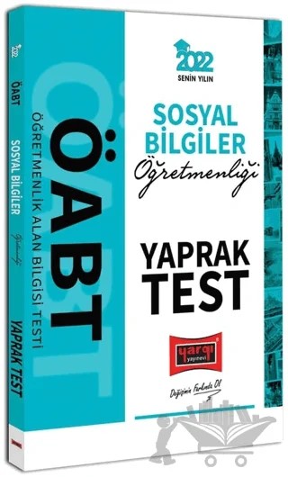 2022 ÖABT Sosyal Bilgiler Öğretmenliği Yaprak Test – Kolektif – Yargı Yayınevi kitap kapağı
