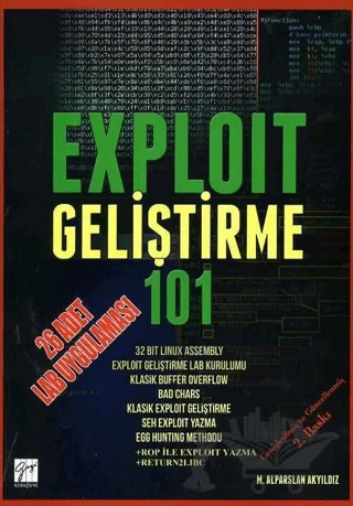 Exploit Geliştirme 101 – M. Alparslan Akyıldız – Gazi Kitabevi kitap kapağı