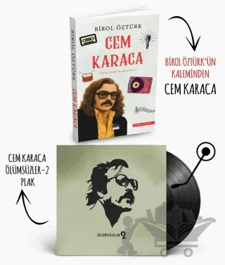 Plaklı Kitaplar - Cem Karaca - Ölümsüzler-2 Plak – Birol Öztürk – Plak kitap kapağı
