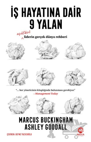 İş Hayatına Dair 9 Yalan – Marcus Buckingham, Ashley Goodall – Nova Kitap kitap kapağı