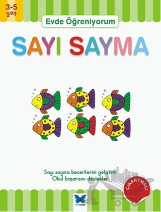 Evde Öğreniyorum - Sayı Sayma – Jenny Ackland – Mavi Kelebek Yayınları kitap kapağı