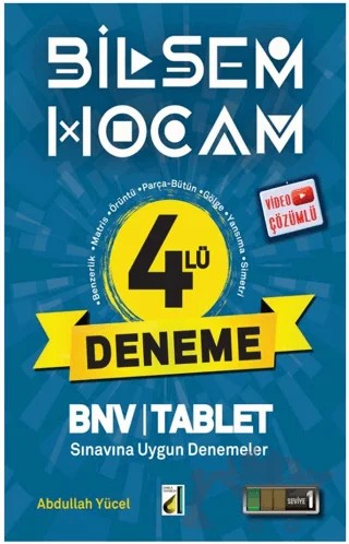 Bilsem Hocam Deneme Sınavları - 1. Seviye – Abdullah Yücel – Damla Yayınevi kitap kapağı