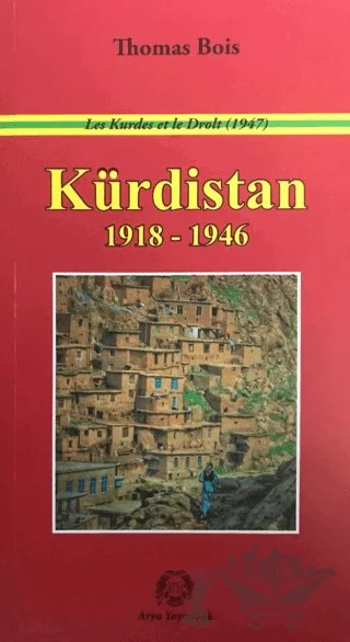 Kürdistan – Thomas Bois – Arya Yayıncılık kitap kapağı