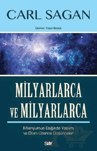 Milyarlarca ve Milyarlarca – Carl Sagan – Say Yayınları kitap kapağı
