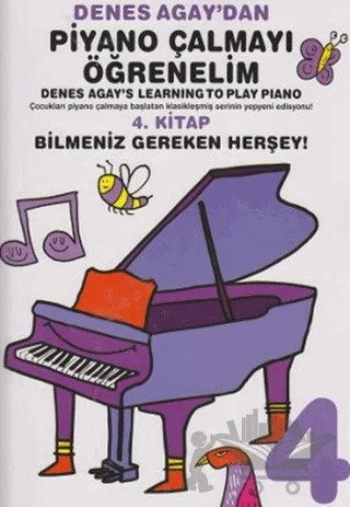 Denes Agay'dan Piyano Çalmayı Öğrenelim 4. Kitap – Denes Agay – Porte Müzik Eğitim Merkezi kitap kapağı
