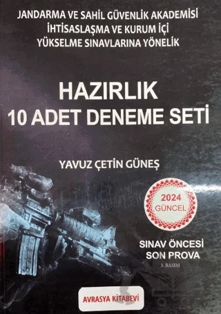 JSPS Açıklamalı Deneme Testleri (10 Deneme) – Yavuz Çetin Güneş – Askeri Sınav Kitapları kitap kapağı