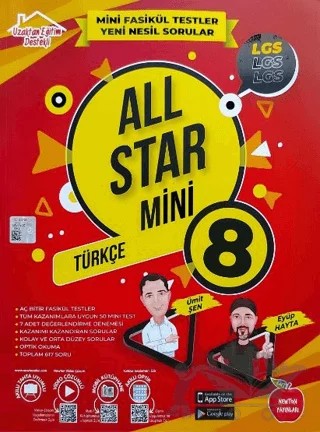 8. Sınıf All Star Mini Türkçe Soru Bankası – Kolektif – Newton Yayınları kitap kapağı