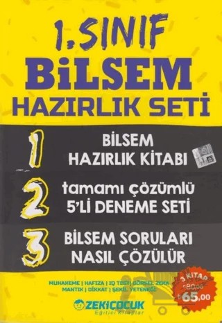 1. Sınıf BİLSEM Hazırlık Seti – Kolektif – Örnek Akademi kitap kapağı