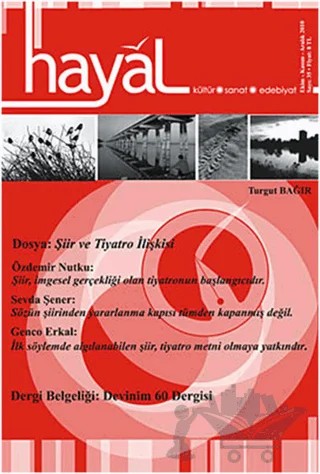 Hayal Kültür Sanat Edebiyat Dergisi Sayı: 35 (Ekim - Kasım - Aralık) – Hayal Yayınları kitap kapağı