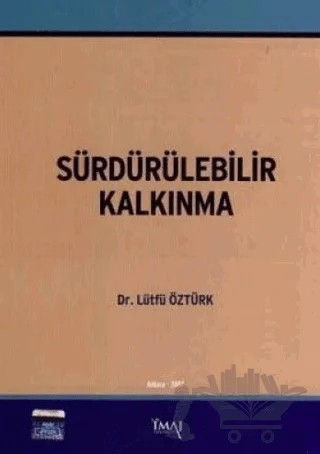 Sürdürülebilir Kalkınma – Lütfü Öztürk – İmaj Yayıncılık kitap kapağı