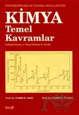 Kimya Temel Kavramlar – Namık K. Aras – Beta Yayınevi kitap kapağı