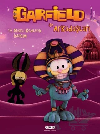 Garfield ile Arkadaşları 14: Mısırlı Kedilerin İntikamı – Jim Davis – Yapı Kredi Yayınları kitap kapağı